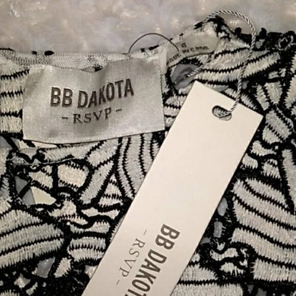 BB Dakota Black Embroidered Floral Dress - Picture 7 of 9